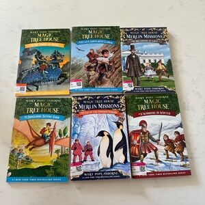 MAGIC TREE HOUSE Books 6 Lot 1, 2, 12, 31, 34, 19